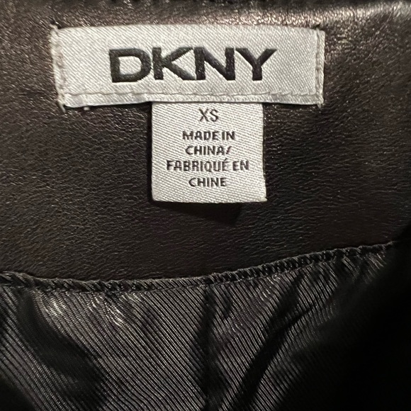 DKNY lamb skin leather jacket - Picture 4 of 8